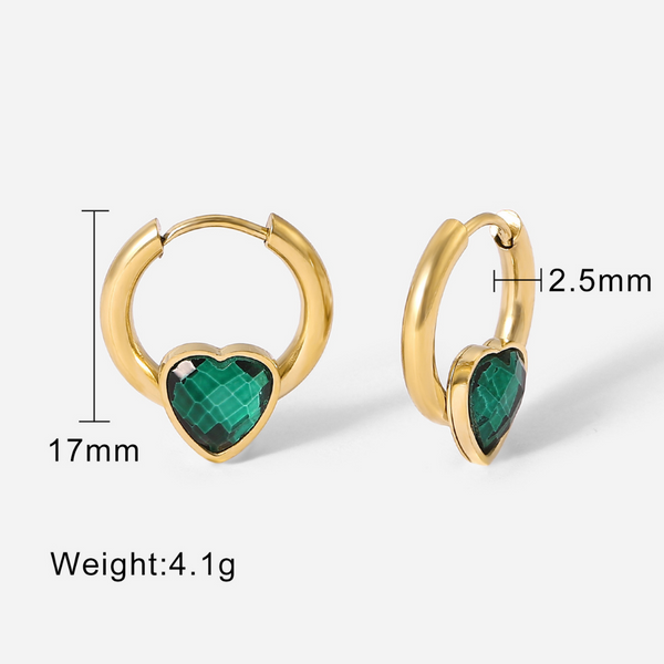 Small Heart Hoops