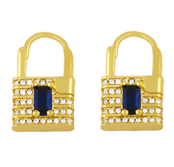 Lock Earrings