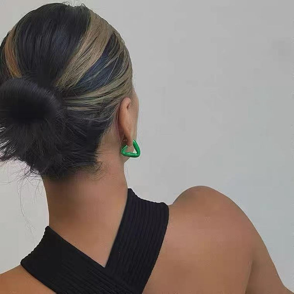 Enamel Earrings