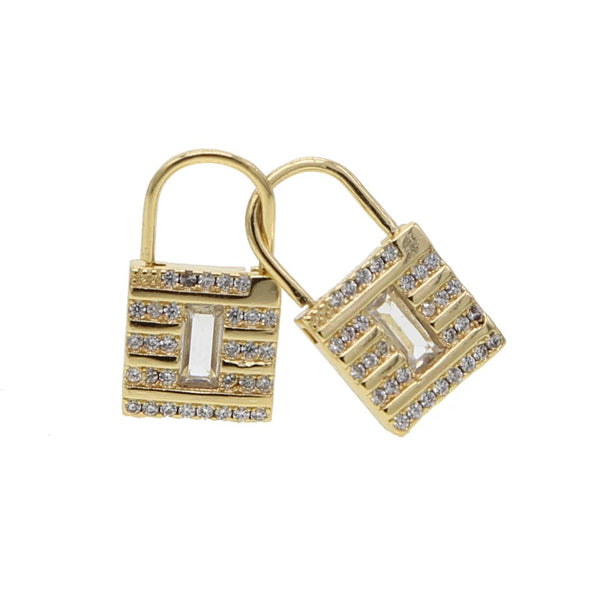 Lock Earrings