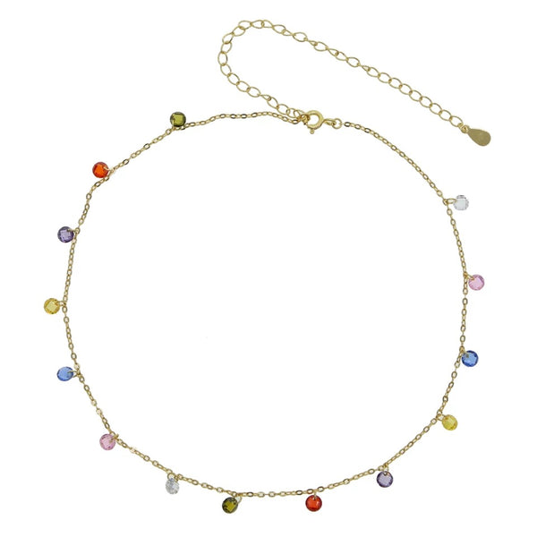 Rainbow Charms Chocker