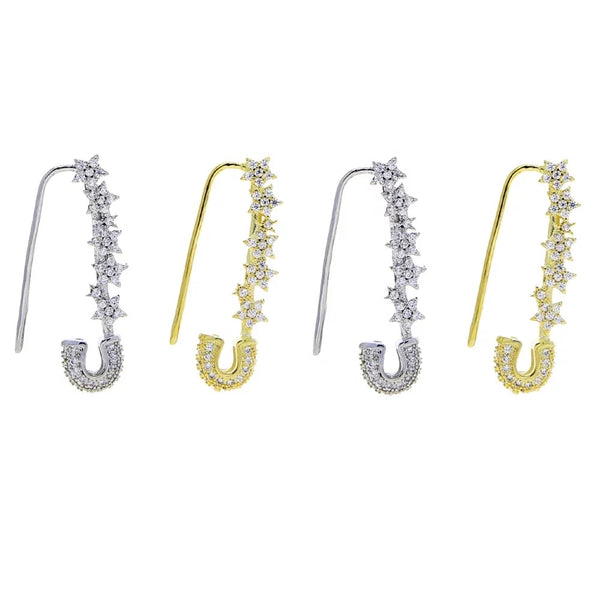 Safety Pin with Stars
