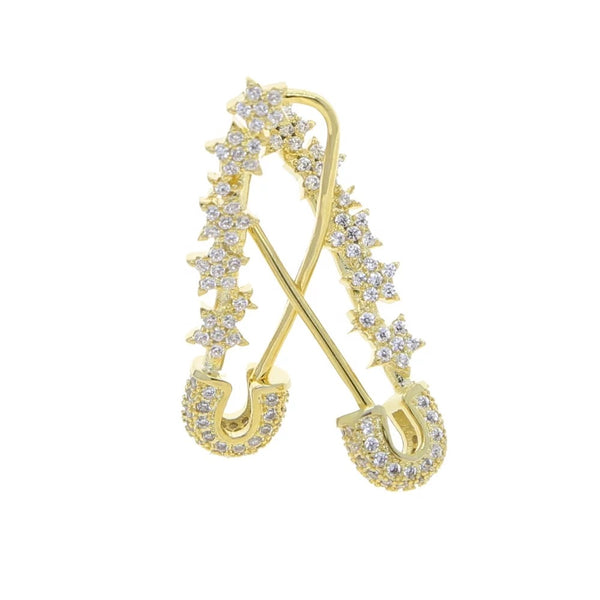 Safety Pin with Stars