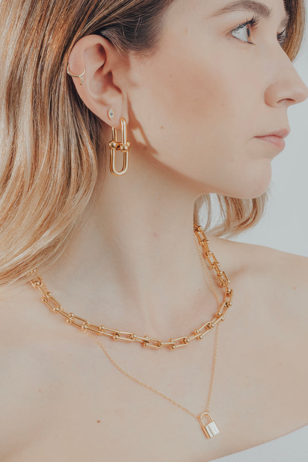 U Shape Earrings