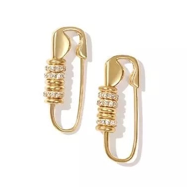 Safety Pin with charms