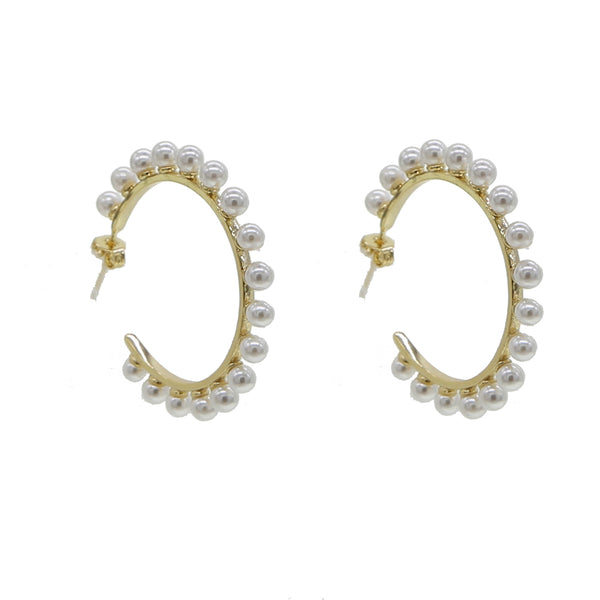 Pearl Hoops